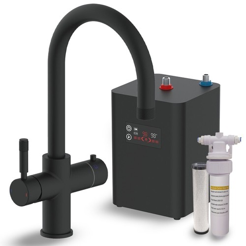 3 & 4 Way Instant Hot Boiling Water Kitchen Tap, Digital Heating Tank & Filter - Picture 204 of 227