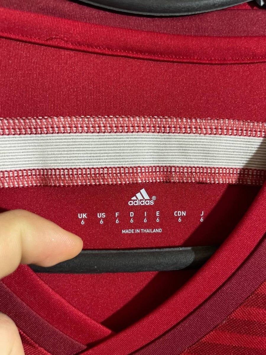 Denmark National Team Jersey AUTHENTIC 2014/16 Red Adidas G75099