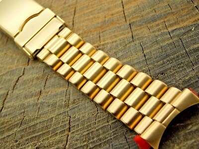 Speidel Vintage Deployment Clasp Stainless Watch Band 20mm & 22mm NOS Unused