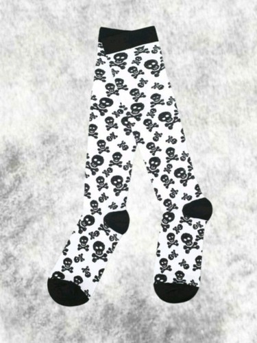 Nuevos 2 pares de calcetines deportivos de compresión Pirate Crossbone talla UK 6 - 11 EU 39 - 43 - Imagen 4 de 4