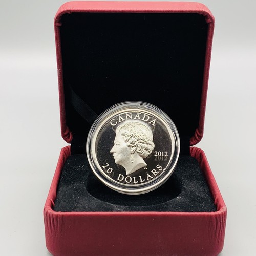 Rare 2012 Canada $20 Fine Silver Ultra High Relief Proof Coin Diamond Jubilee - Imagen 3 de 5