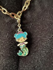 CHARM IT! Gold Swivel Mermaid  Charm and NECKLACE SUPER CUTE