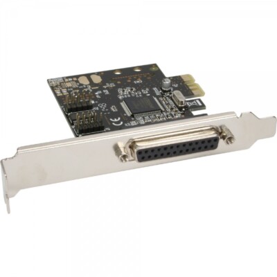InLine PCIe Schnittstellenkarte 1x 25pol parallel | 2x 9pol seriell