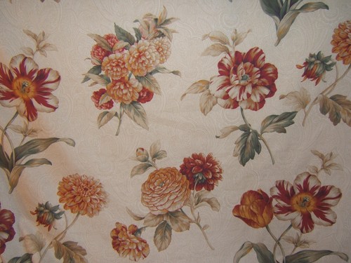 P/Kaufman, Anissa, Floral, By The Yard, Color Beige Multi - Picture 2 of 3
