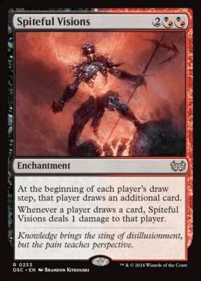 MTG Commander DSK R Spiteful Visions #0233