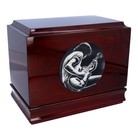 Urn for guitarist Music cremation urn with guitar urn Musician memorial box