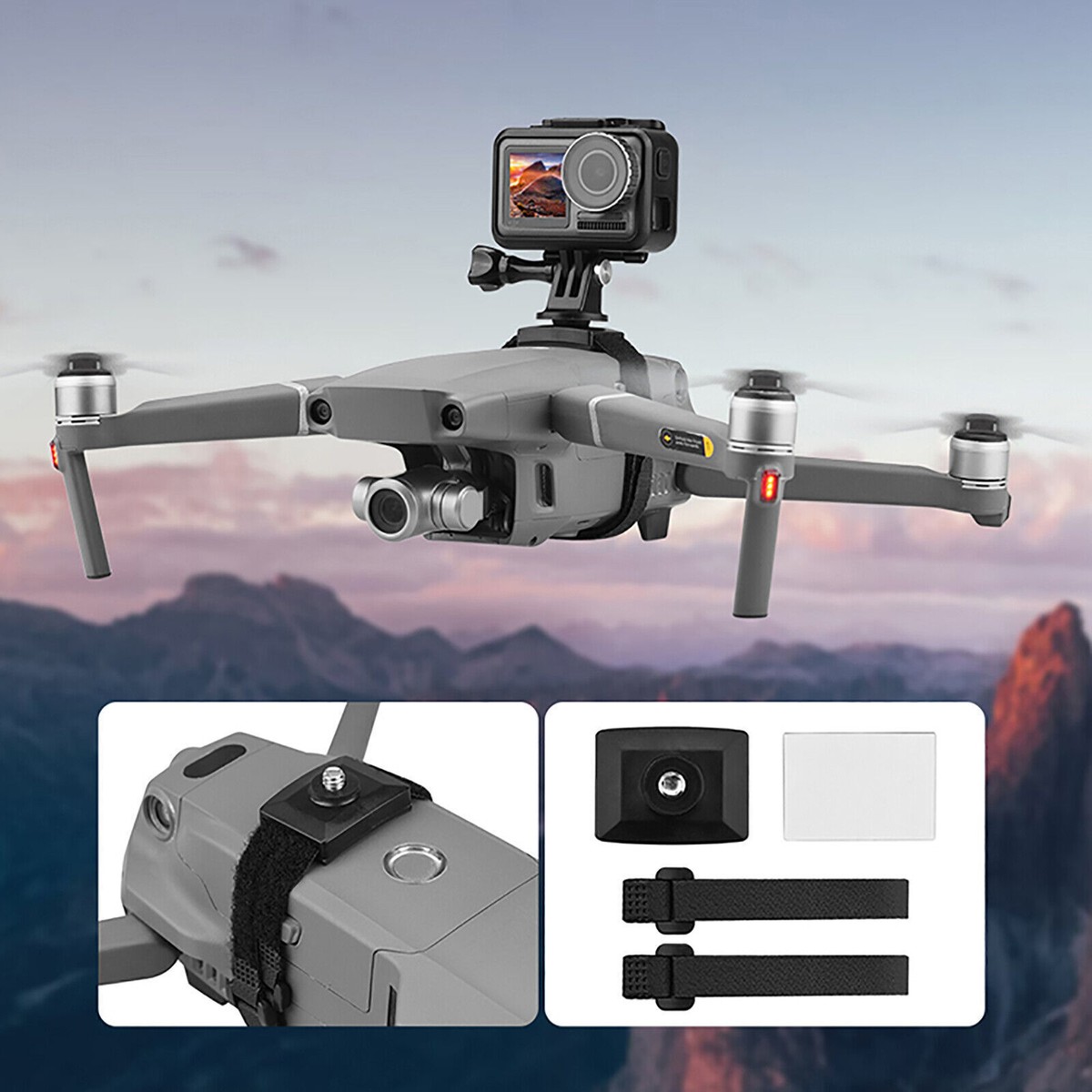 For DJI Mavic Air 2 Pro / Mini RC Drone Camera Fill Light Bracket 