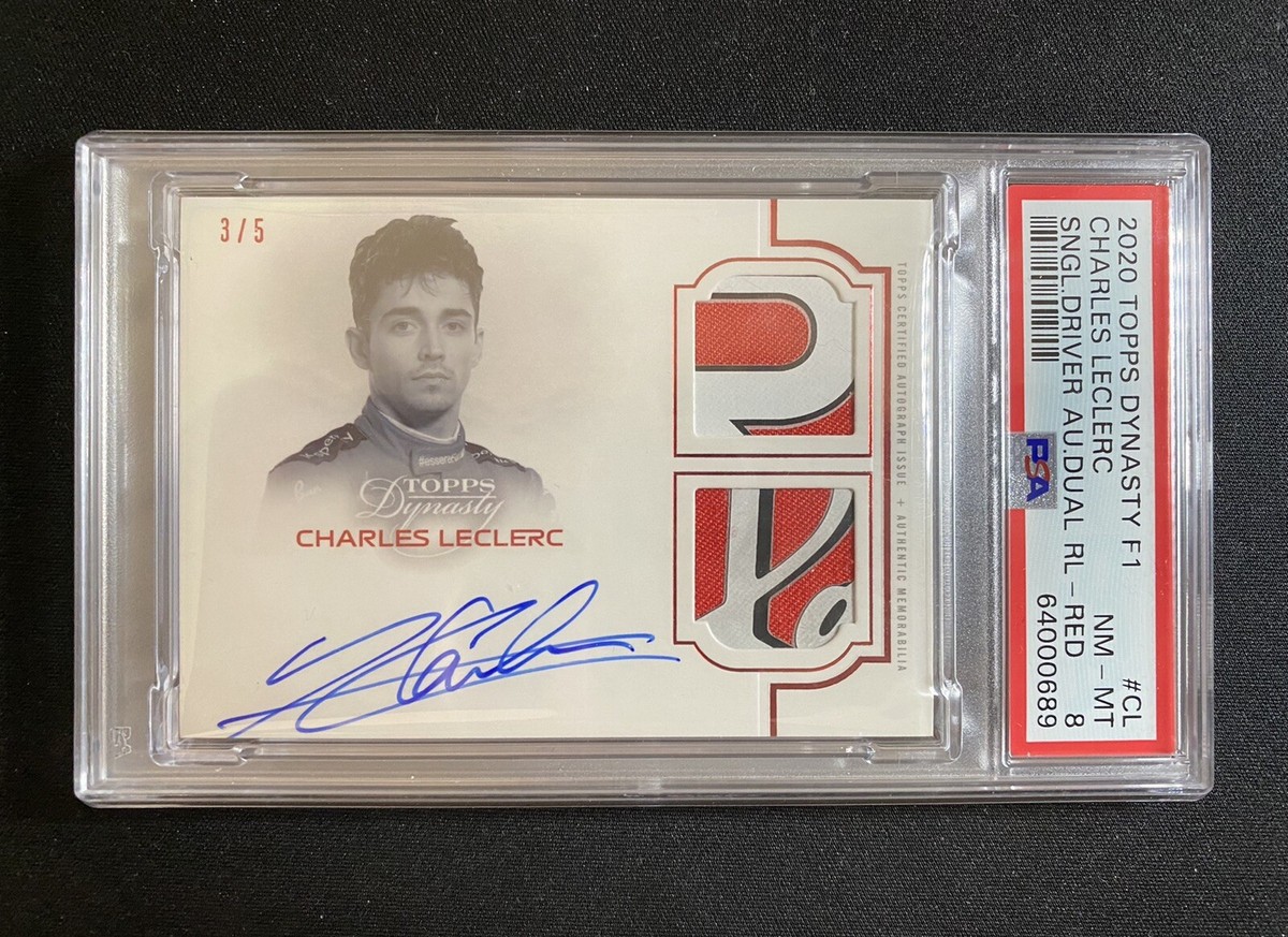 2020 Charles Leclerc Topps Dynasty F1 Formula One Auto Patch