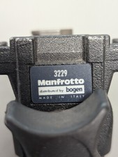 MANFROTTO 3229 TRIPOD TILT HEAD BOGEN Made in Italy plate included USED