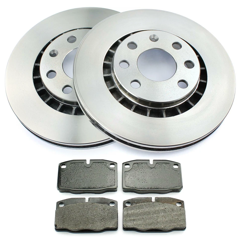 Discos de Freno 256mm Ventilado Forros Delantero para Opel Ascona C Cadete E - Imagen 2 de 2