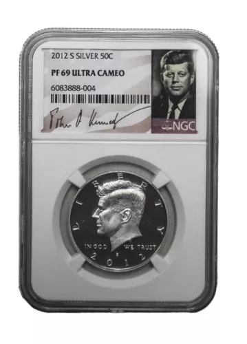 2012 -S PF69 UCam Kennedy half dollar NGC Special Proof 90% Silver