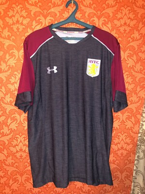 RARE Aston Villa training football shirt size XL under armour