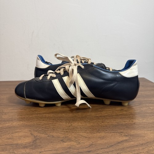 Scarpe da calcio vintage Adidas super leggere anni 70 futbol calcio tacchetti uomo taglia 10 - Foto 8 di 11