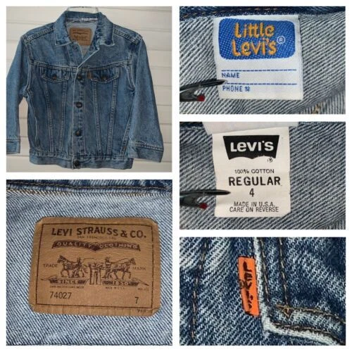 Abrigo vintage Levi's algodón abrigos y chaquetas para Niños