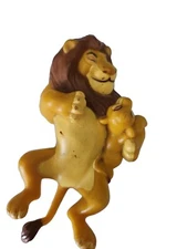 Vintage-Disney-Lion King-Mufasa and Simba PVC Figure