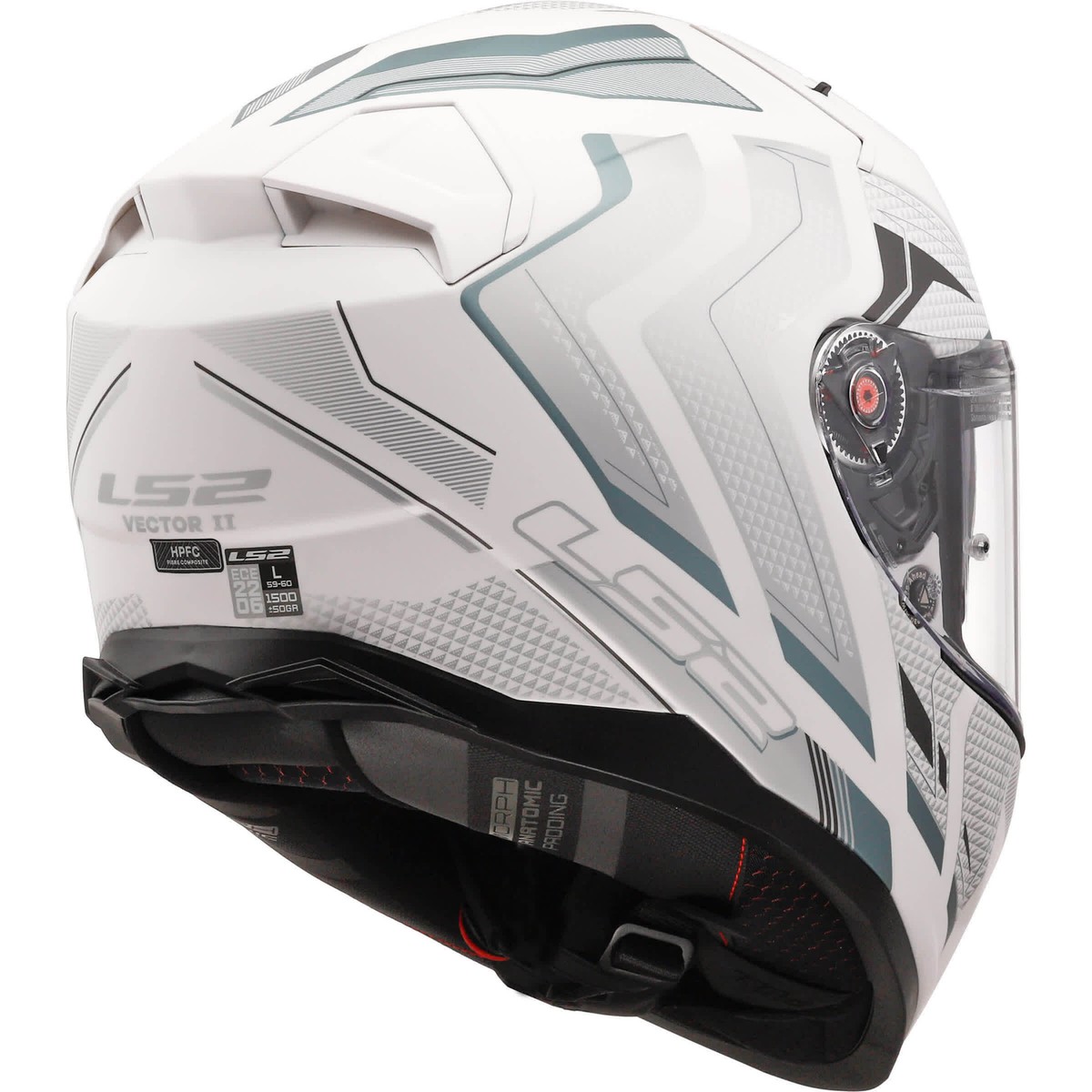 Casco Integrale LS2 FF811 Vector II Metric Bianco Grigio