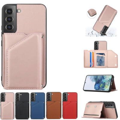 Brieftasche Leder Folio Ständer Etui Abdeckung für Samsung S24 Plus S23 Ultra S22 S21FE