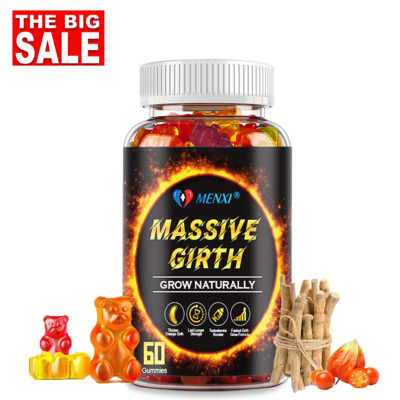 XXL Plus Size Male ENLARGER Longer Wider Bigger Man Natural Growth Gummies