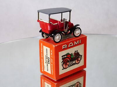 Rami JMK N°21 – Tonneau Georges Richard 1902 – 1/43 – Métal – RARE – Jamais Joué