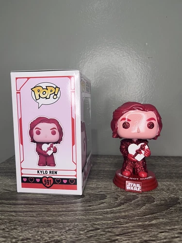 CUSTOM GLITTER STAR WARS FUNKO POP REY588 PRINCESS LEIA 589 BB-8 590 KYLO REN591