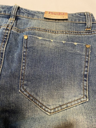 Mudd Skinny Ankle Jeans Womens 7 New With Tags!! Distressed - Picture 12 of 15