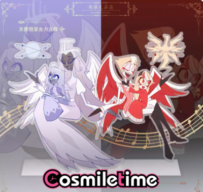 Hazbin Hotel Charlie Vaggie Alastor Lucifer Acrylic Decors Stand