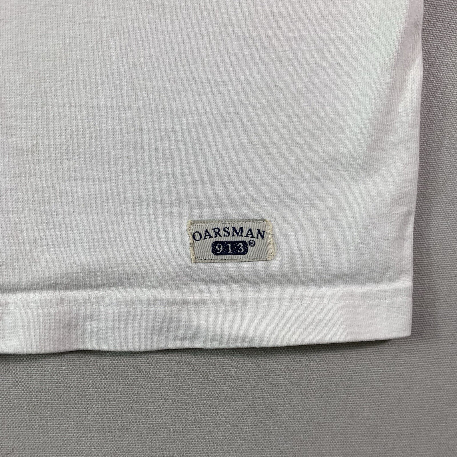 FILA Camicia vintage remi uomo media bianca made in USA 913 manica corta cotone