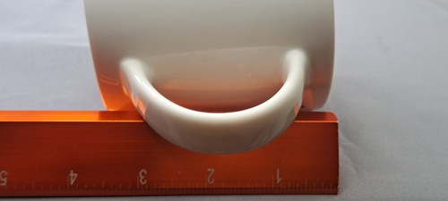 Starbucks coffee 14-ounce Coffee / Tea Mug Cup White w/ Green - Picture 9 of 9