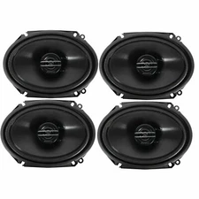 Pioneer 2 PAIRS x TS-G6820S 6" x 8" 500W Max /80W RMS 2-Way Coaxial Car Speakers