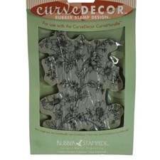 Rubber Stampede Stamps Curve Decor Stamping Art FLOWERING VINE