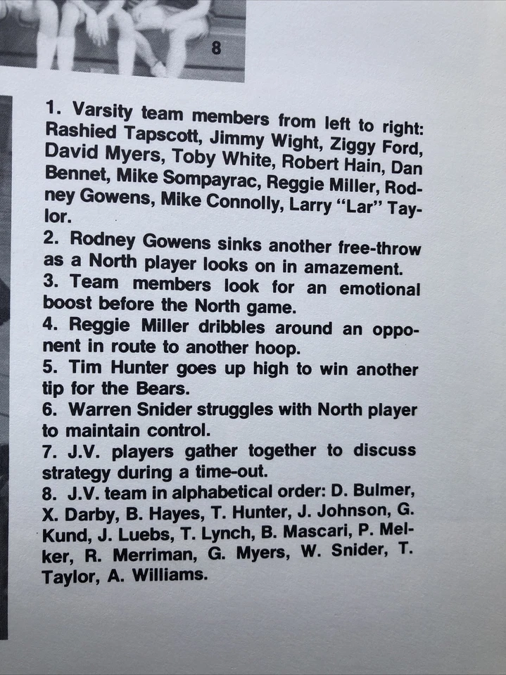 REGGIE & CHERYL MILLER - 1981 Riverside Poly HS 年鉴 NBA 传奇,加州大学洛杉矶分校南加州大学 — 第 4/4 张图片