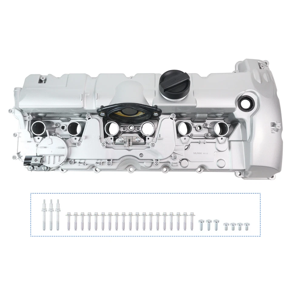 Upgrade Aluminum Valve Cover for BMW 130i 325i 330i 523i 530i 630i 730Li X3 X5 Foto 3 de 4