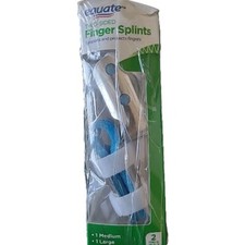 Equate Two-Sided Finger Splints 2 Count, Size Medium  Large
