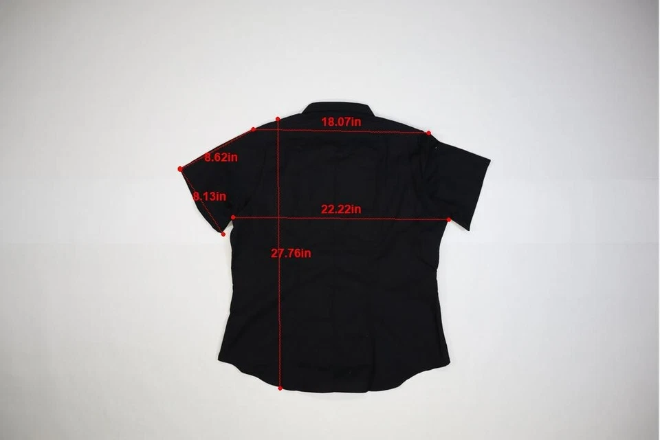 5.11 Tactical PDU Class B Short Sleeve Button Down Uniform Shirt Navy Women L - Image 4 of 4