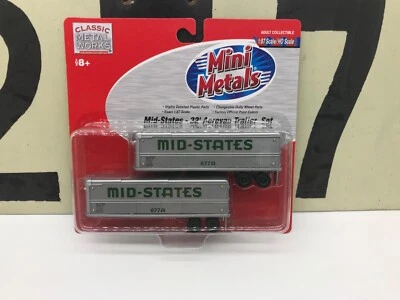 Mini Metals Ho 1:87 Mid States 32’ Aerovan Trailer Set 31105 - Image 1 of 4