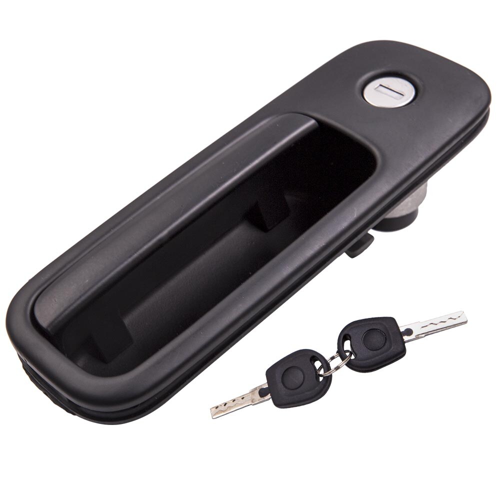 Car Tailgate Handle Lock & 2 Keys Kit for VW Golf MK3 MK4 1J6827565B Black