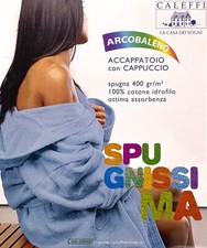 ACCAPPATOIO DONNA SPUGNA 100% COTONE
