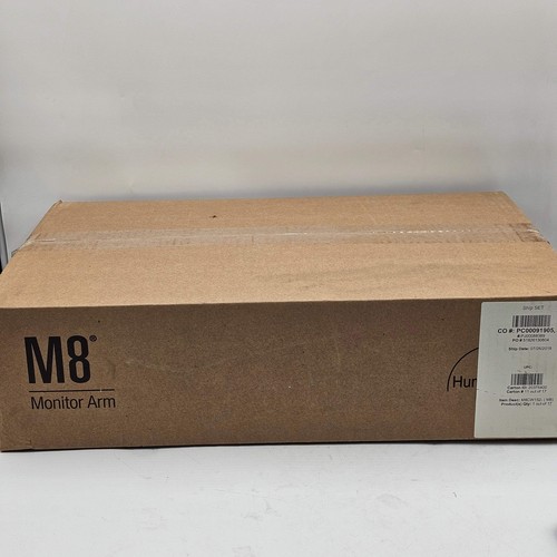 New M8CW1S2 M8 Monitor Arm Single Display One Fixed Angled Dynamic Link Arm Clam - 第 1/4 張圖片