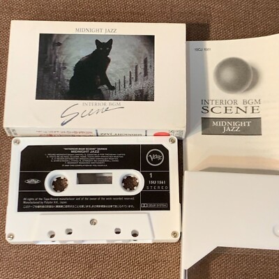 Midnight Jazz Interior BGM Scene JAPAN CASSETTE TAPE 15CJ-1561 SLIP CASE+INSERT 