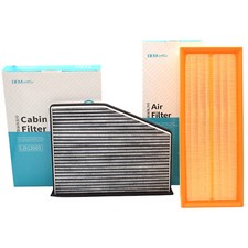 Combo Set Engine Cabin Pollen Air Filter For VW Golf Passat Beetle CC Audi A3 Q3