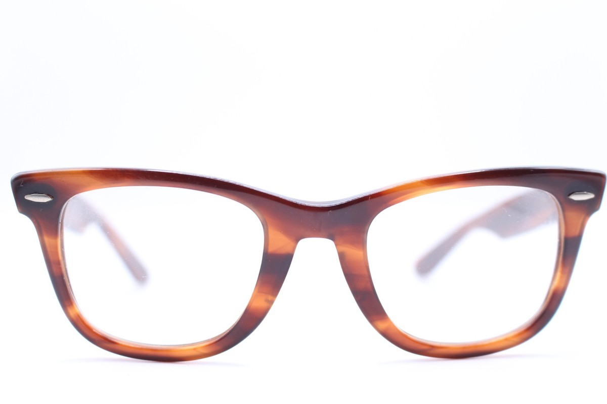ヴィンテージ Ray-Ban B&L5022 サングラス WAYFARER RAY-BAN mod B&L5022 WAYFARER col BROWN sz 48/20 Eyeglasses Frame