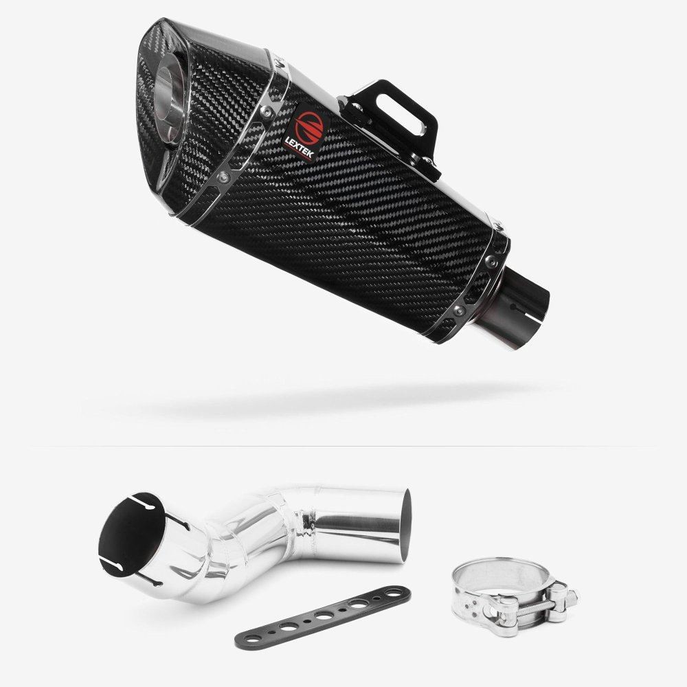 Lextek XP8C Exhaust 210mm with Link Pipe for Kawasaki Ninja 1000SX (20- )