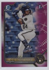 2022 Bowman Chrome Prospects Fuchsia Refractor 84/199 Felix Valerio #BCP-128 nd3