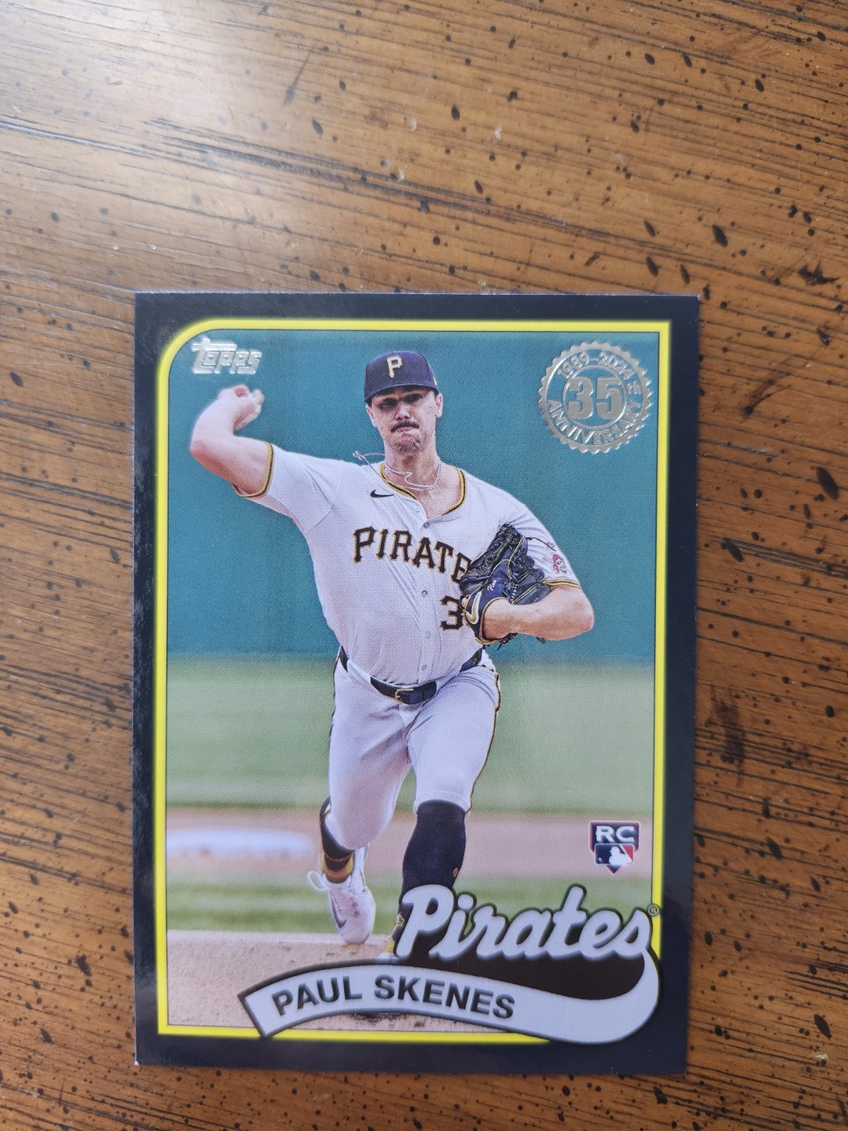 2024 Topps Update Series '89 Topps Black #89US-46 Paul Skenes 166/299 Pirates RC