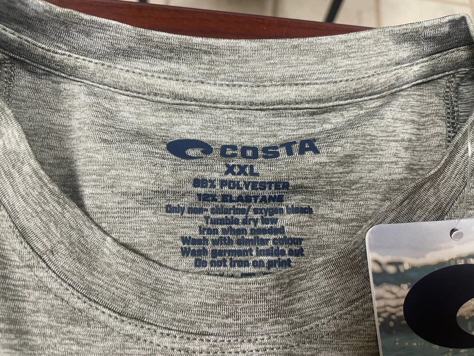Costa Voyager Performance Long Sleeve Shirt XXL UPF 30+ Moisture Wicking - Изображение 3 из 4