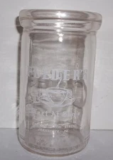 Felder's Jeannette PA Pyro Half Pint Wide Mouth Coffee Jar Westmoreland County