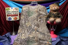 Berne Outdoor Realtree Men Edge Camo T-Shirt Size Large hunting camping outdoors