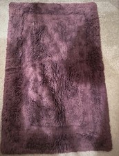 Fluffy Purple  Bath Mat next Excellent Condition Stunning Colour