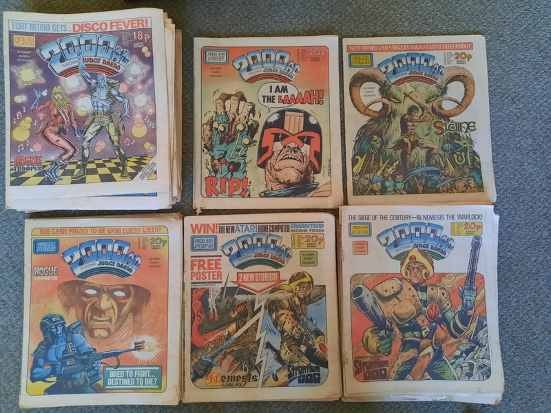 2000AD Progs 300-349 Individual or bundle