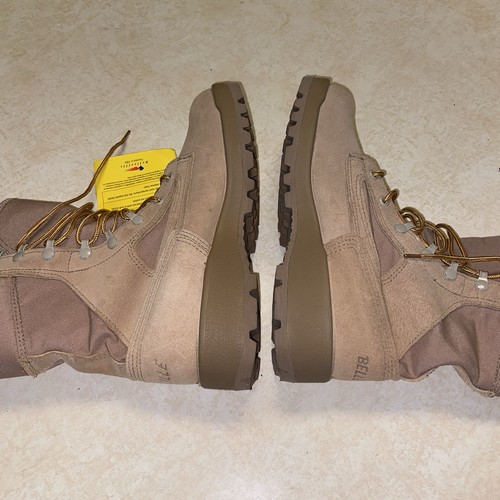 Belleville Boots Mens Size 7.0 R 340 DES Hot Weather Tan Military Flight Combat - Picture 7 of 13